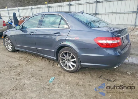 2012 Mercedes-Benz E 350 4Matic z USA, uszkodzony, nr VIN WDDHF8JB5CA649197